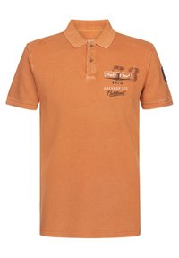 Petrol Industries SPORTY ARTWORK - Polo shirt - desert orange