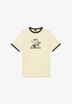 Kaotiko, CUPID BAD ROMANCE UNISEX - Tričko s potlačou - ivory/black sand