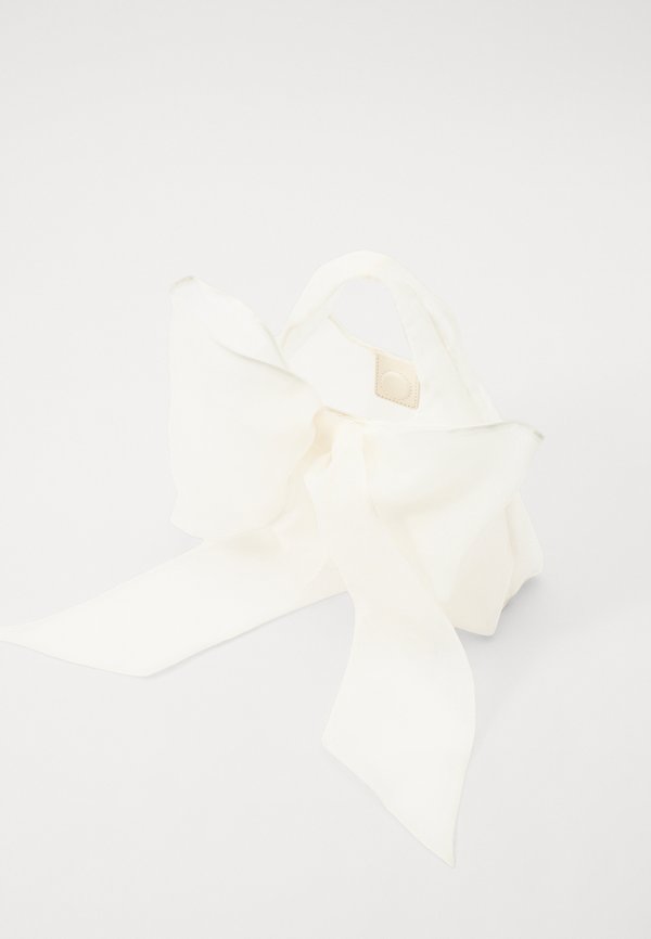 SHEER BOW CLUTCH - Handbag - pearl4