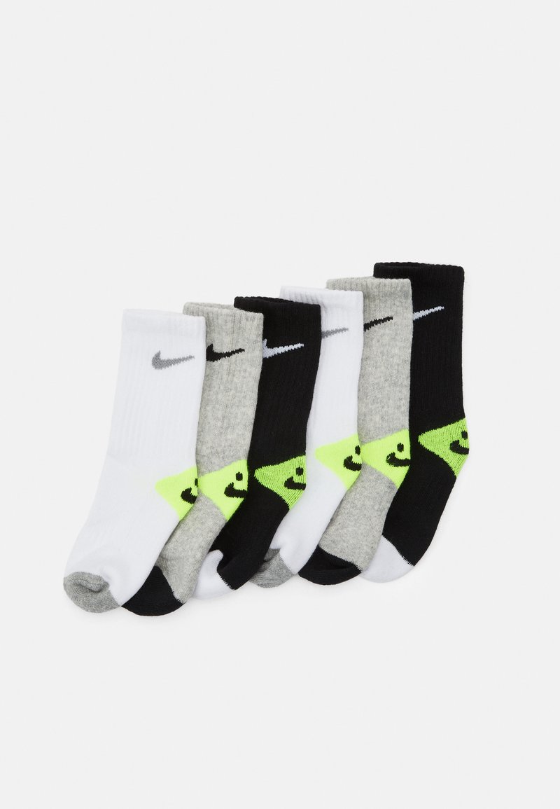 Nike Sportswear SMILEY CREW UNISEX 6 PACK - Socken - grey heather/grau ...