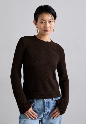 CARDI - Jumper - chocolate brown