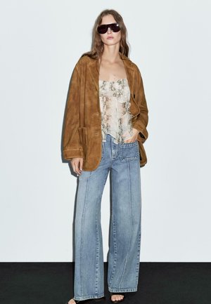 WITH POCKETS - Manteau court - camel