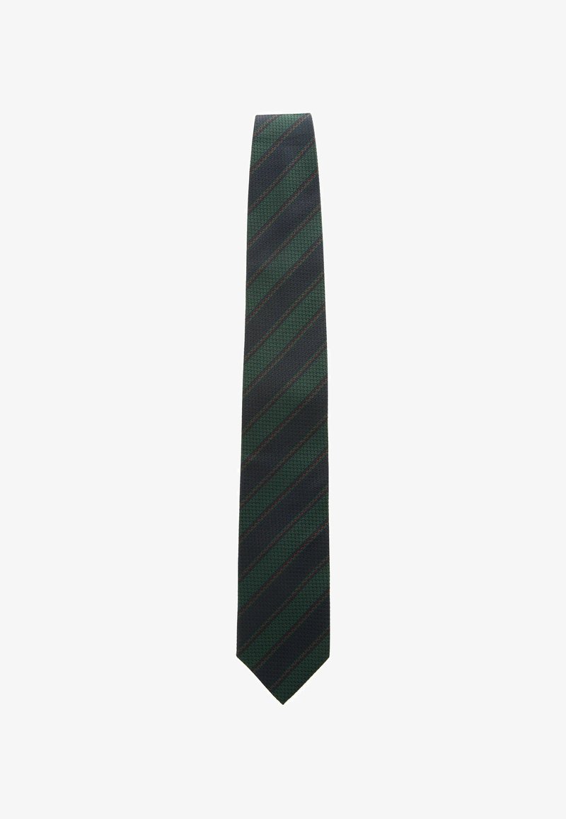 Next REGULAR DESIGN - Stropdas - forest green stripe