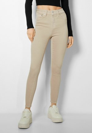 Bershka Jeans Skinny - camel