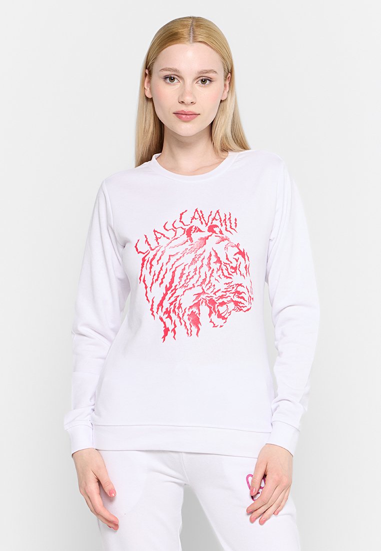 Cavalli Class Sweater wit Cavalli Class Sweater wit