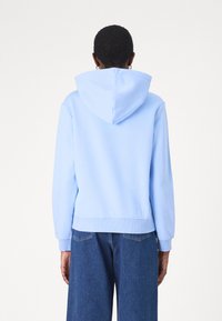 Tommy Jeans LINEAR HOODIE - Felpa - vessel blue