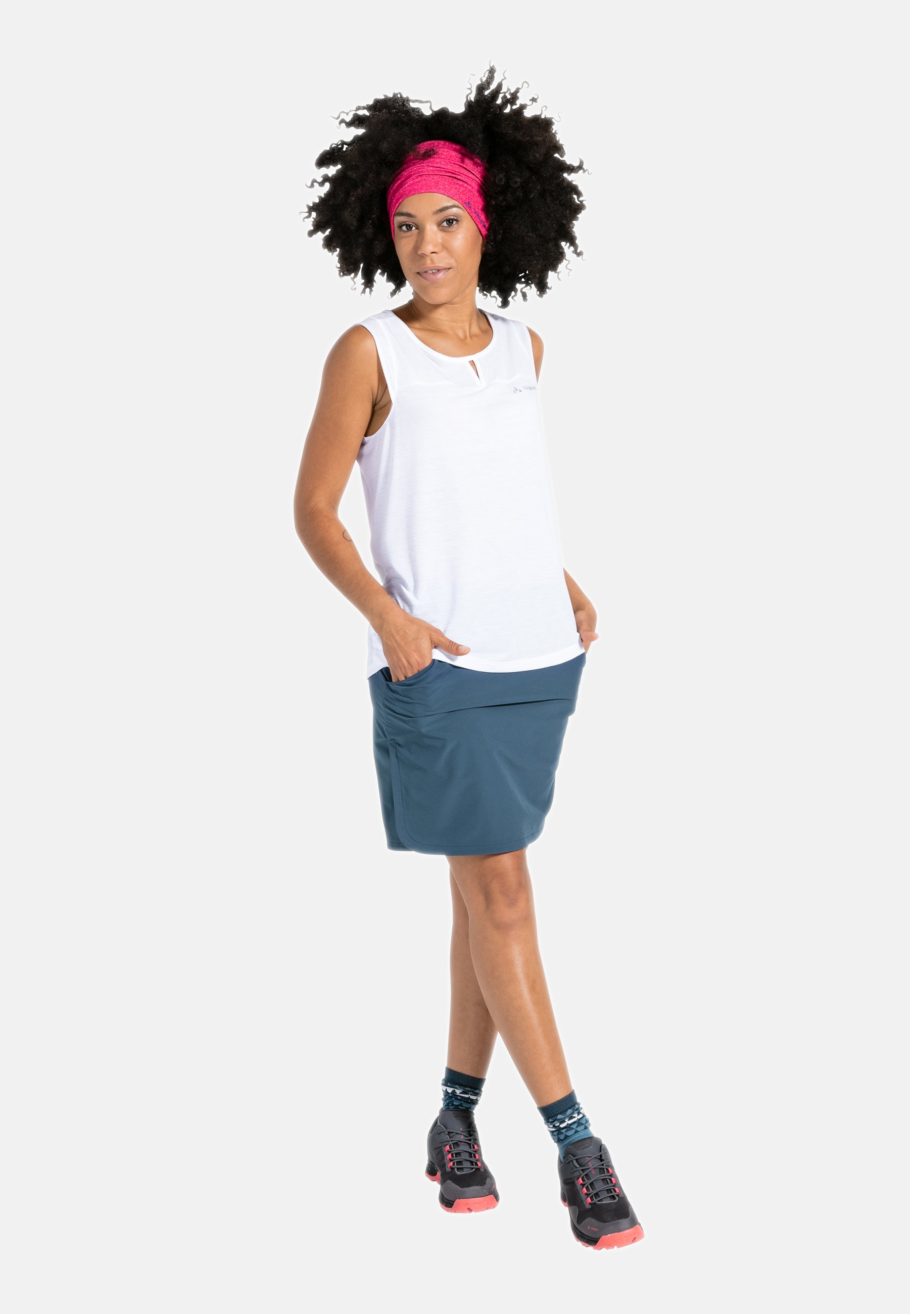 Haut Technique été Haut De Randonnée VAUDE Skomer Femme - Lyocell Et