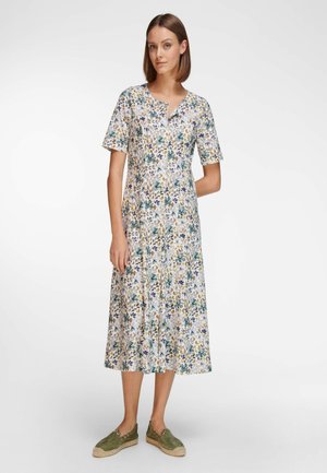 Jersey dress - multicolor weiß