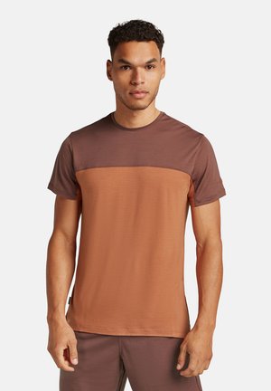 icebreaker MER COOL LITE SPHERE  - T-shirts print - dusty clay carob cb