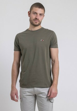 MANCHES COURTES COL ROND  - T-shirt basique - kaki