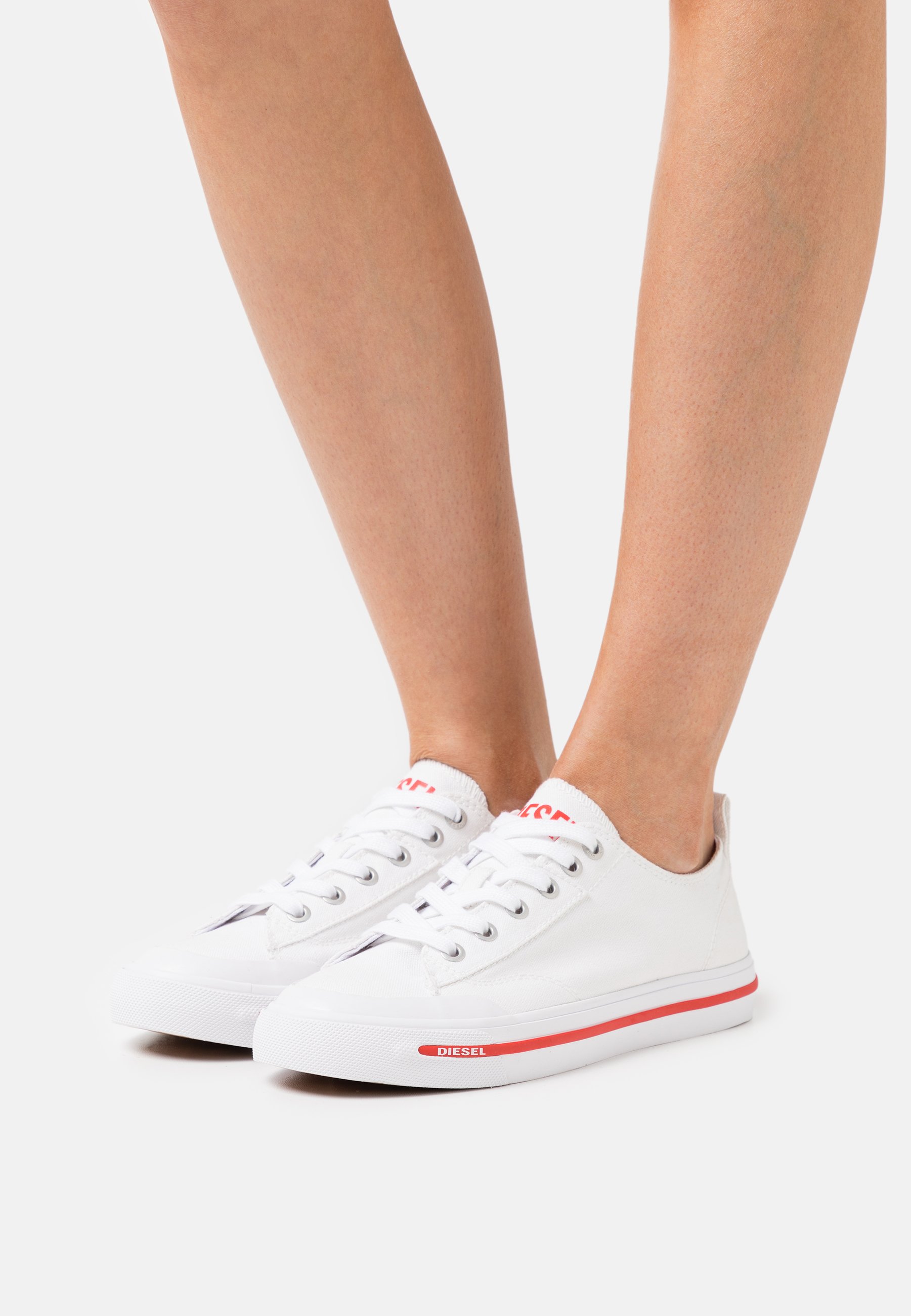 Diesel S-ATHOS LOW W - Trainers - white - Zalando