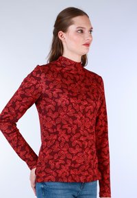 Lykka du Nord OLENNI AUTUMN LEAVES - Langarmshirt - dark grape