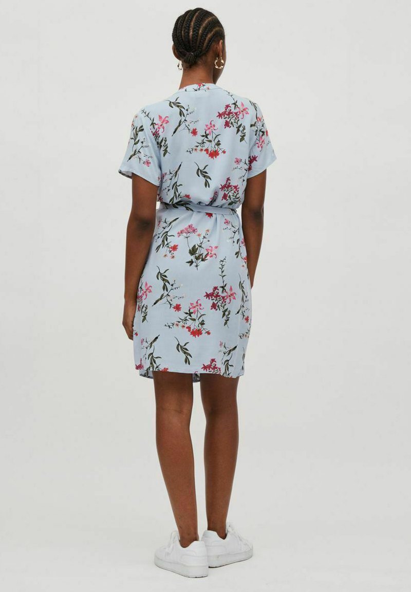 Damen Freizeitkleider | Vila KURZÄRMELIGES Blusenkleid kentucky blue/blau-meliert - ZA94621 Damen Freizeitkleider | Vila KURZÄRMELIGES Blusenkleid kentucky blue/blau-meliert - ZA94621