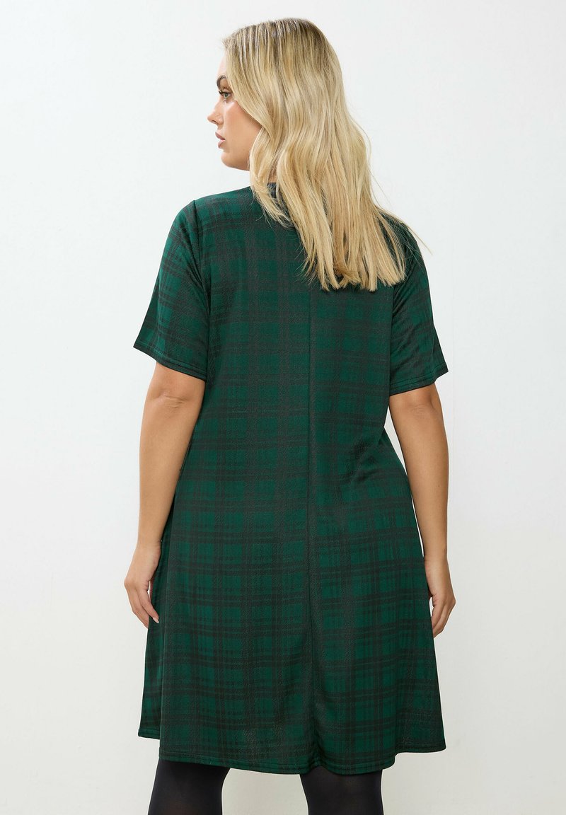 Yours Clothing CASUAL - Day dress - green/dark green - Zalando Yours Clothing CASUAL - Day dress - green/dark green - Zalando