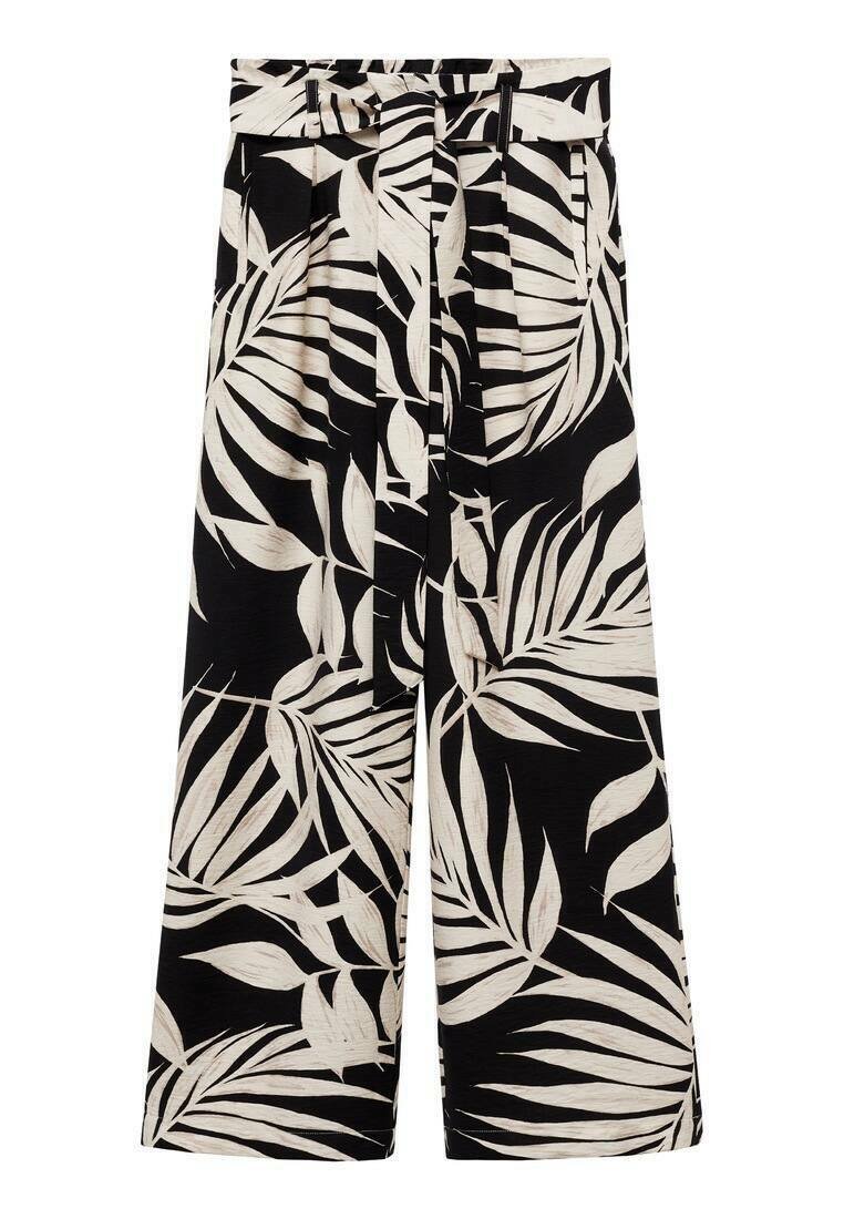 Mango Broek zwart