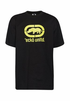 ecko unltd. JOHNRHINO - Print T-shirt - black green