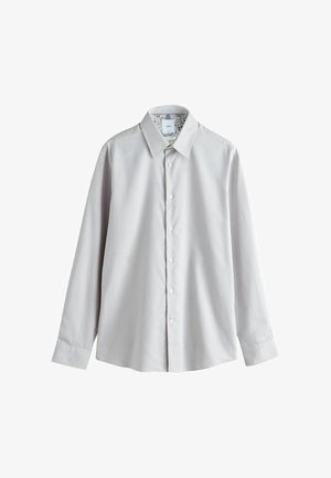 Next, REGULAR FIT - TEXTURED LONG SLEEVE WITH TRIM - Zakelijk overhemd - neutral