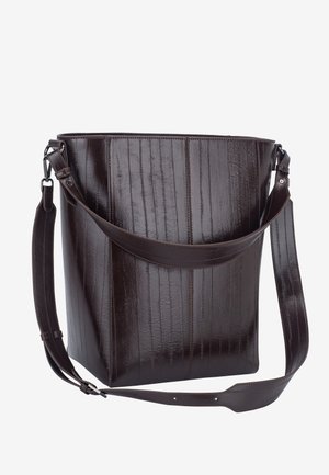 CASSET STROKE STRUCTURE - Torba za nakupovanje - espresso