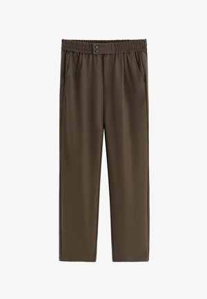 CHIC AVEC POCHES LATÉRALES - Pantalon classique - marron