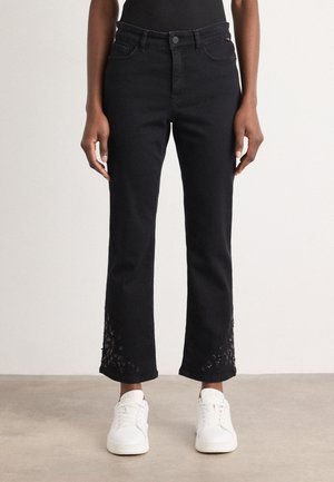 Flared Jeans - black