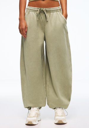 BARREL WITH STOPPERS - Hlače - khaki