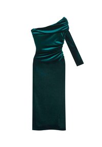 THE-ARE MIDI ASIMÉTRICO - Vestido de cóctel - green