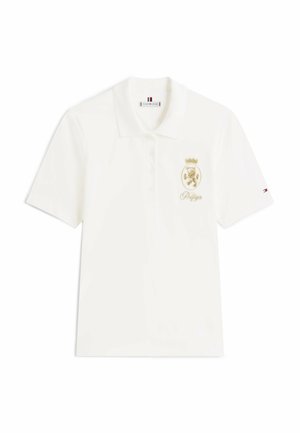 Tommy Hilfiger, CREST EMBROIDERY REGULAR FIT - Poloshirts - ecru