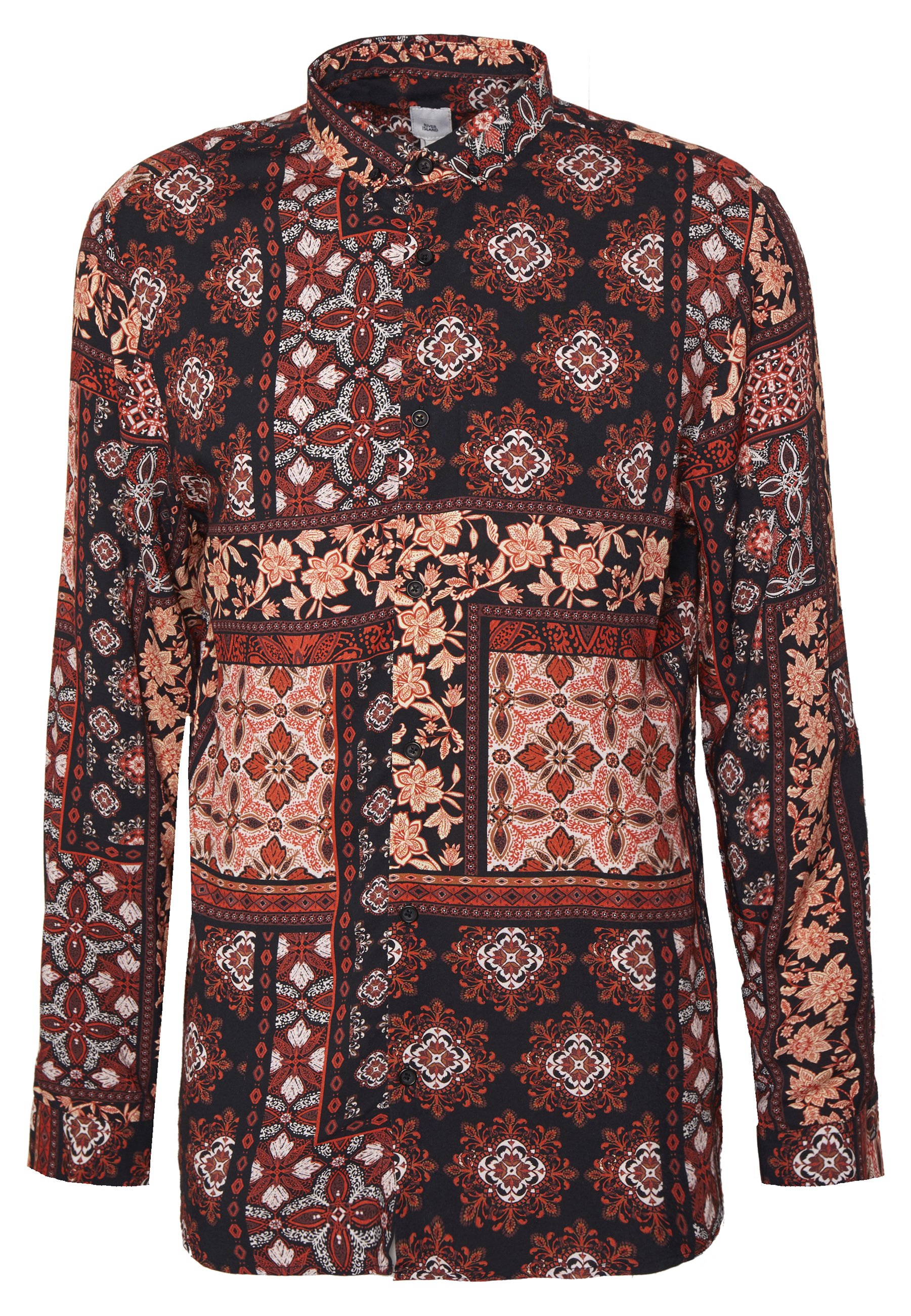 River Island Skjorte black Zalando.no River Island Skjorte stone Zalando.no