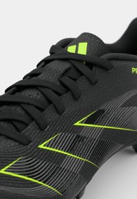 adidas Performance PREDATOR CLUB - Firm-ground football boots - core black/carbon/lucid lemon