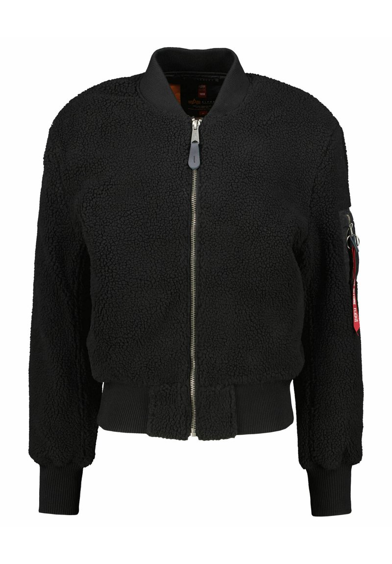Alpha Industries MA-1 TEDDY - Jakna iz flisa - schwarz