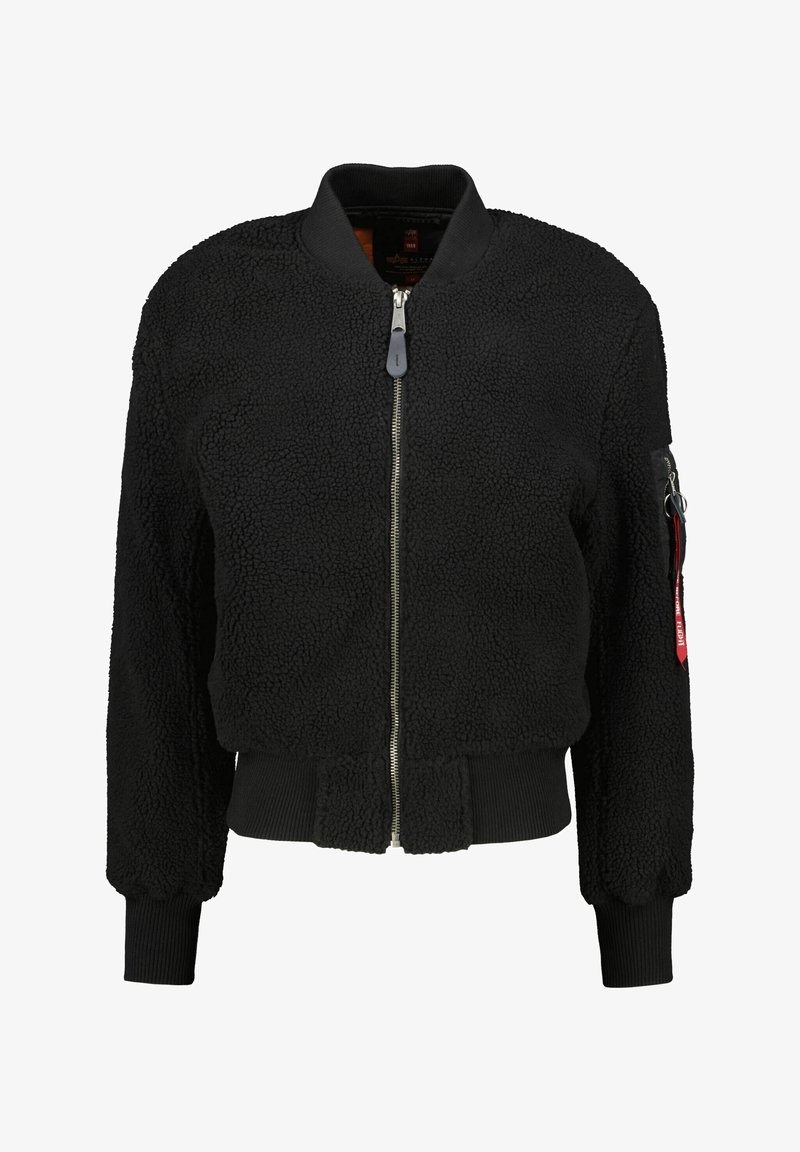 Alpha Industries MA-1 TEDDY - Polárdzseki - schwarz