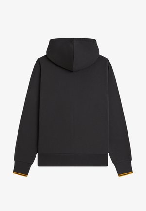 Fred Perry, HOODED ZIP THROUGH SWEATSHIRT - Sweat zippé - anchorgry/golden