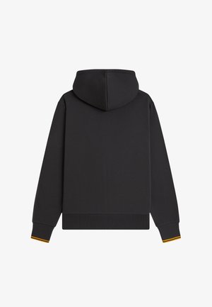 Fred Perry, HOODED ZIP THROUGH SWEATSHIRT - Sweat zippé - anchorgry/golden