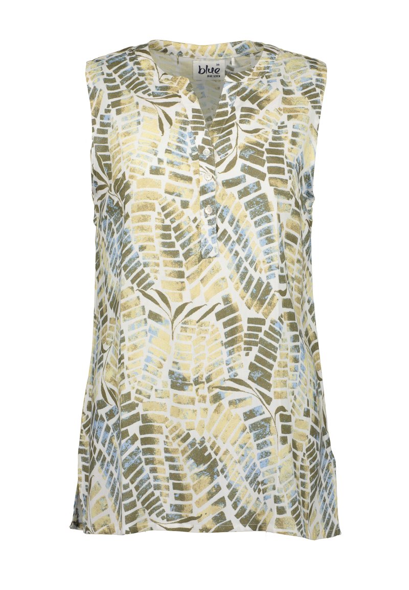 BLUE SEVEN Blouse olijfgroen