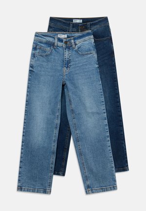 Name it, NKMRYAN 2 PACK - Sirgete säärtega teksad - medium blue/dark blue