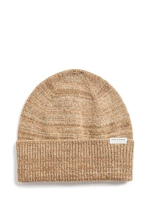 Lyle & Scott MULTI MARL BEANIE UNISEX - Huer - x tigers eye marl