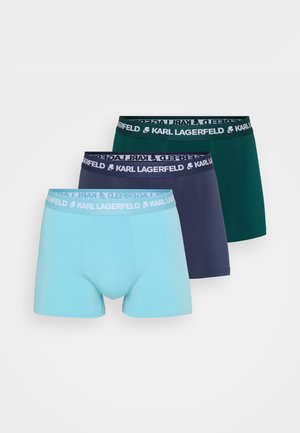 LOGO TRUNK MULTIBAND 3 PACK - Bokserbriefs - dark sea/indigo/blue