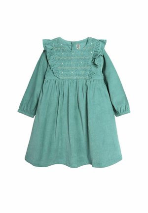 JoJo Maman Bébé FRILL REGULAR FIT - Nappali ruha - green