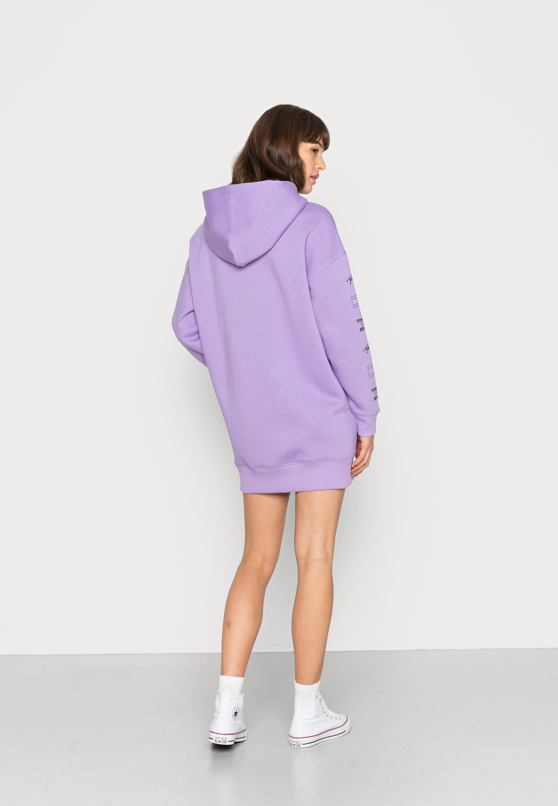Tommy Jeans LOGO REPEAT HOODIE DRESS 