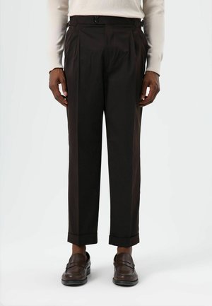 HIGH WAIST - Pantalon classique - brown