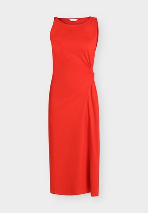 Tommy Hilfiger, KNOT DETAIL DRESS  - Φόρεμα από ζέρσεϊ - fire red