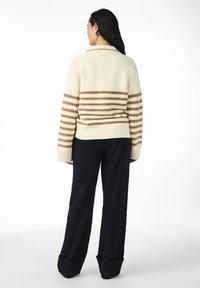 YAS YASTIGGA CARDIGAN - Kardigán - birch/tigers eye