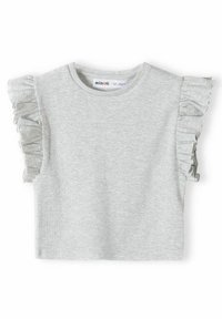 MINOTI - WITH FRILLED SLEEVES - Triko s potiskem - grey Miniatura obrázku 1