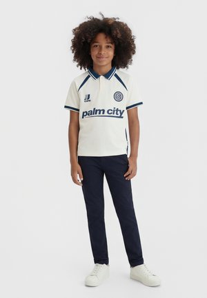 Jack & Jones Junior JCOCLUB FOOTBALL - Πόλο - bright white