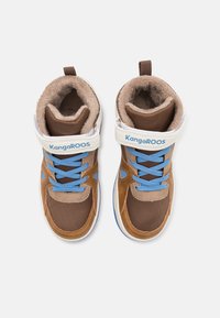 KangaROOS KALLEY II EV UNISEX - Vysoké tenisky - brown/sky