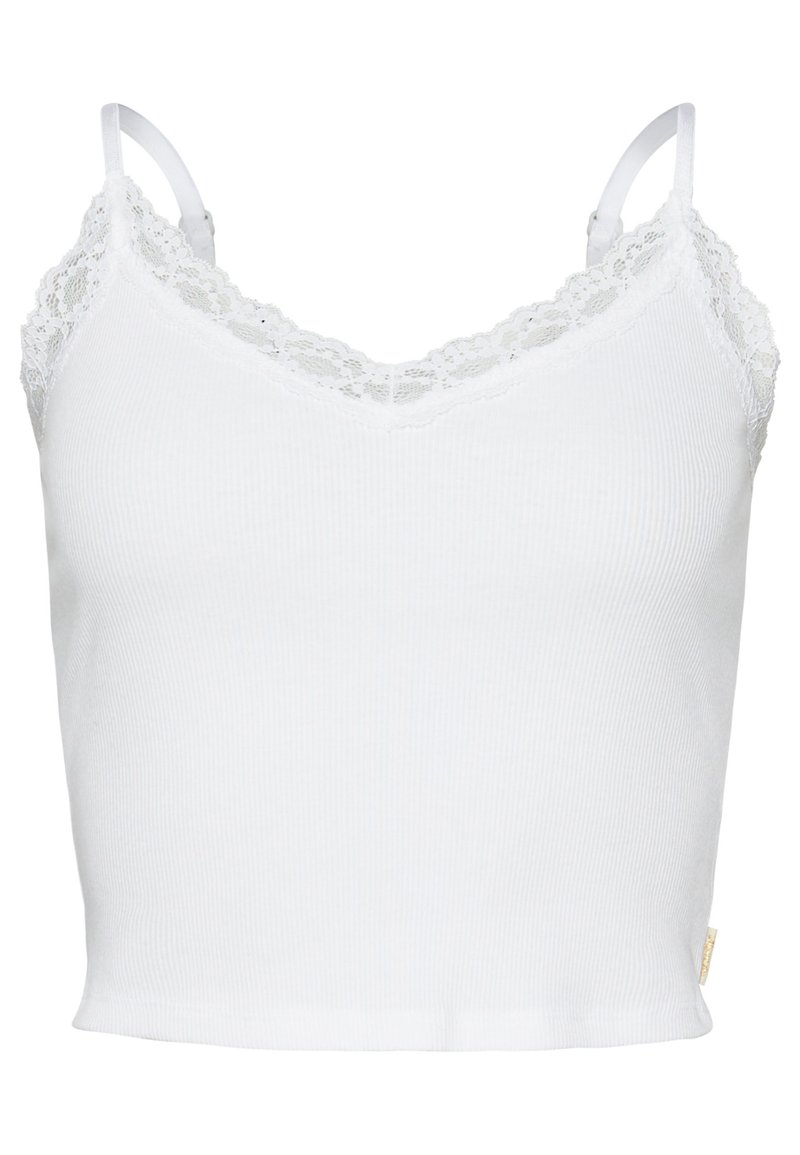 Superdry & Co Top wit denim/whitedenim Superdry & Co Top wit denim/whitedenim