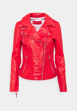 Leren jas - red