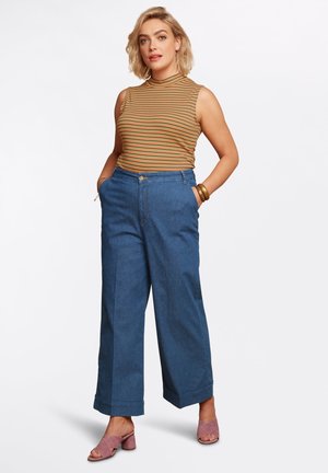 TURTLE STRIPE - Top - ponderosa green