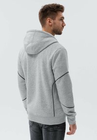 Ombre Mikina na zip - light grey melange