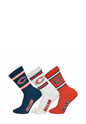 UNISEX 3ER PACK - TEAMS CREW  FOOTBALL LOGO - Socks - chicago bears